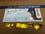 2018 FIFA World Cup Final Ticket Category 1 + Lanyard  Confetti France v Croatia