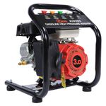 PORTABLE 110BAR PETROL HIGH POWER PRESSURE 8M JET WASHER ENGINE 1590PSI & BARREL