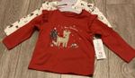 GIRLS F&F CHRISTMAS TOPS 2 PACK AGE 0-3 MONTHS BNWT FESTIVE REINDEER SNOWMAN