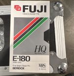 X20 Fuji HQ E-180 / E-180HQ VHS Recordable Blank Tape 3h Sleeve 1989