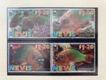 Nevis 2007 Set WWF Rainbow Parrotfish MNH