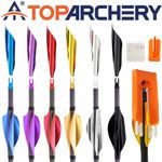 50pcs 1.8" Spin Vanes Spiral Feather & Fletching Jig Adjustable DIY Arrow Shafts