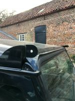 Black Led Light Bar Brackets Mounts 52” To  Fit Gutter Land Rover Defender