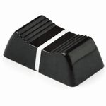 Replacement Grooved Slider Knob with White Indicator For Mixers 3.5mm x 1.2mm