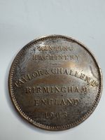 1903 Taylor & Challen Birmingham Coining Press Minting Machinery Advert Token