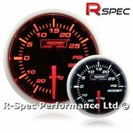 Prosport 52mm Super Amber / White Turbo Boost Gauge PSI - Stepper Motor Version