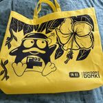 Don Don Donki Japan Brand Speciality Store Yellow Reusable Tote Bag Penguin