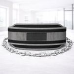 Heavy Duty Dip Belt 350lbs Chain Gym Belt for Pull Ups Dips Squats Training Belt