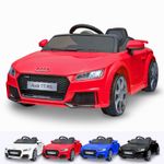AUDI TT RS Licensed KIds RIde On Car 12V Twin Motor Battery Remote Control Cars