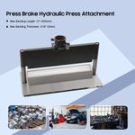 12" Press Brake Attachment, Hydraulic Press Accessories Kit, Dual Spring Design