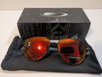 NEW Oakley Elmont M AVIATOR Sunglasses Satin Black / PRIZM Ruby OO4119-1358