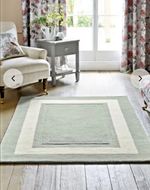 BNWT Sophisticated & Smart Laura Ashley Lewes Grey Green Rug, Large 120 x 170 cm