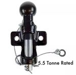 Tow Bar Towing Hitch Ball and Pin Coupling 50mm E approved Tow Jaw 5500kg GVW