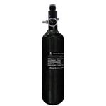 TUXING 1.1L Carbon Fiber PCP Air Tank 4500psi w/ M18 Valve – SCBA Rifle Bottle