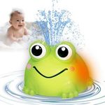 Baby Bath Toys Sensory Light Up Bath Toys Frogs Induction Spray Water Toy Gifts