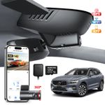 Mangoal Front 4K+Rear 1080P HRD Dash Cam OEM Custom for Volvo XC60 2022-2026 GPS
