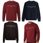 Tommy Hilfiger Sweatshirt Crew Neck Long Sleeve Pullover Regular Fit Mens