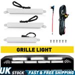 For Ford Ranger T7 T8 2015-2023 Raptor Style 3x LED White Grill Lights IP67 UK
