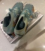 PUMA Ultra Football Boots Size 7 Blue/Yellow Moulded Studs