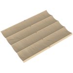 Outsunny Retractable Pergola Canopy Only for 4 x 3 m Pergola, Khaki