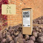 Robust Beetroot Juice, 100% Vegetable & Fruit-Based, 2x3L NFC No added sugar