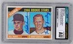 BILL HANDS RANDY HUNDLEY 1966 TOPPS JSA CGC AUTH DUAL SIGNED ROOKIE CARD CUBS