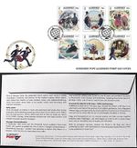 Alderney Stamps: "Around The World in 80 Days" First Day Cover 2023