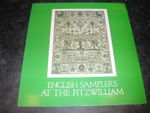 English SAMPLERS at the Fitzwilliam Museum Cambridge Antique Exhibition Textiles