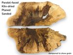 Two Walnut Wood Cookie Slices For Epoxy Resin Supplies #033