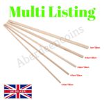 30cm Round Natural Wooden Dowels Rods Arts + Craft Sticks Building Model Cake 00