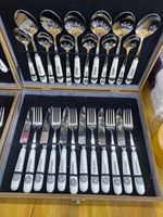 1x 24 Pcs Versace  Luxury  Set Stylish Spoon Fork and Teaspoons