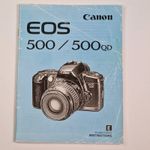 Canon EOS 500 /  500QD Original Instructions Manual, English Only
