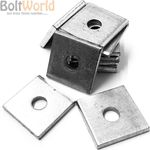 A2 / A4 MARINE GRADE STAINLESS STEEL HEAVY DUTY THICK SQUARE PLATE WASHERS UK