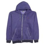 Nike Womens Purple Full Zip Hoodie XL Hooded Sweatshirt Casual