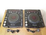 2 x Pioneer CDJ-1000MK2 DJ CD player - PAIR / BOTH WORK PERFECTLY-SERVICED