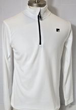 Nevica Women’s Ski Fleece Pullover Quarter Zip Top - White - Ladies Thermal