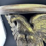 Majestic Architectural Hand Carved Eagle Wall Shelf Federal Style Gold Gilt