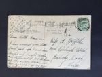 GB 1906 LIABLE TO LETTER RATE/134 MARK ON POSTCARD TO PEMBROKE DOCKS