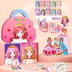 Princess Glam Magic Kit Fun Sparkly Gem Painting Crafts with Foil Art