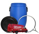 30L Litre Open Top Plastic Storage Drum Barrel Keg With Air Tight Lid Food Grade
