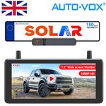 AUTO-VOX Solar3APlus MAX Wireless Reversing Camera &7.2" 1080P DVR Split Monitor