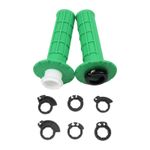 6 Color Universal Motorcycle Grips 7/8" 22mm Hand Grip W/ The Snap-on Cam Lock-o