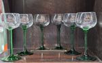 Vintage French Luminarc Hock Wine Glasses, Set Of 6