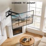BONTEC TV Wall Bracket, Extra Long Articulating Arm for 32-75 Inch TVs