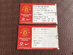 Manchester United v West Ham United FA Cup 4th Round Jan 2003 2x Tickets