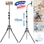 170CM Tall Flexible Phone Tripod with Gooseneck Heavy Duty Phone Tripod Stand UK