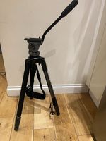 Miller DS10 Solo 75 2 Stage Carbon Fibre Tripod with case. 