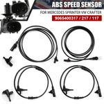 4x For Mercedes-Benz Sprinter 2006-2020 VW Crafter Front & Rear ABS Speed Sensor