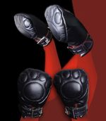 Puppy Play Mitts paws, Lockable, ROLE PLAY, Pet Play, Bondage BDSM
