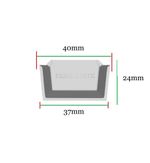 Greenhouse Gutter End Cap to suit Halls Parts Outlets Blank End